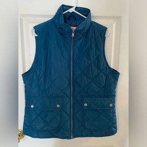 Women’s Teal Quilted Vest
